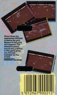 Gridrunner (Mastertronic) Box Art