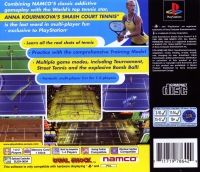 Anna Kournikova's Smash Court Tennis Box Art