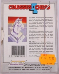 Colossus Chess 4 (CDS logo) [ES] Box Art