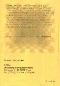 Block Out Box Art