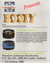 Booty (disk) Box Art