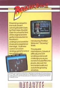 Boulder Dash II: Rockford's Revenge Box Art