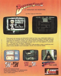 Boulder Dash II: La Venganza de Rockford Box Art