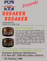 Breaker Breaker (cassette) Box Art