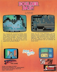 Boulder Dash (Zafiro) Box Art