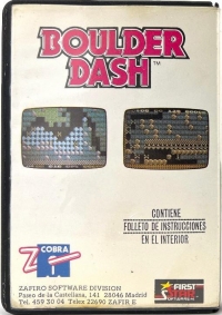 Boulder Dash (Cobra) Box Art