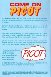 Come On Picot (blue disk) Box Art