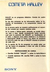 Cometa Halley Box Art