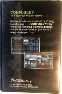 Confused? The Moving Puzzle Game (cassette) Box Art