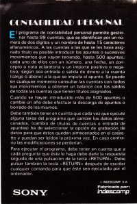 Contabilidad Personal Box Art