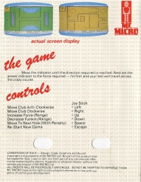 Crazy Golf (jewel case) Box Art