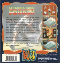 Jahangir Khan World Championship Squash (Buzz re-release) Box Art