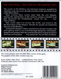 Last Ninja, The Box Art