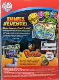 Zuma's Revenge! (Bonus Game Inside!) Box Art