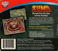Zuma Deluxe (jewel case) Box Art