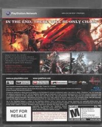 God of War III (Not For Resale) Box Art