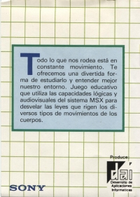 Fisica II: Movimientos Box Art