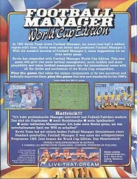 Football Manager: World Cup Edition Box Art
