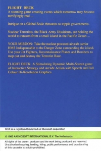 Flight Deck (Aackosoft) Box Art