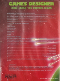Games Designer (Power Software) Box Art