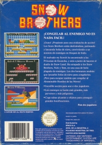 Snow Brothers [ES] Box Art