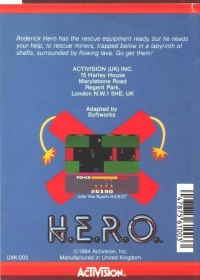 H.E.R.O. (clamshell) Box Art