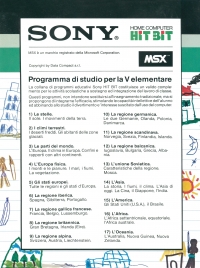 V Elementare: Geografia Box Art