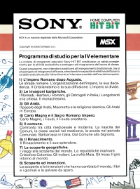 IV Elementare: Storia Box Art