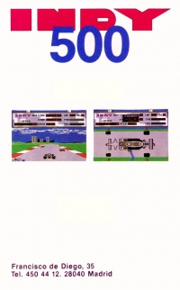 Indy 500 [ES] Box Art