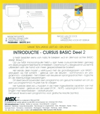 Introductie Cursus BASIC Deel 2 Box Art