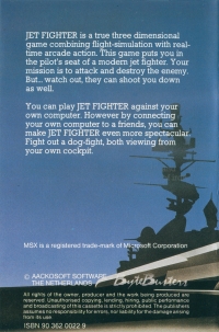 Jet Fighter (Aackosoft) Box Art