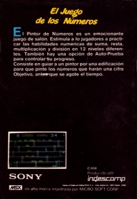 Juego de los Números, El Box Art