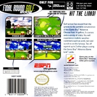 ESPN Final Round Golf 2002 Box Art