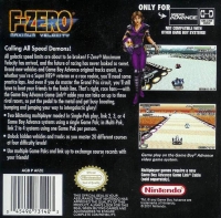 F-Zero: Maximum Velocity Box Art