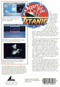 Search For The Titanic Box Art