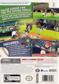 Little League World Series Baseball 2008 Box Art