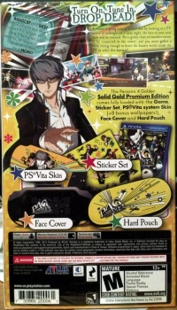 Persona 4 Golden - Solid Gold Premium Edition Box Art