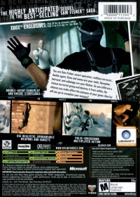 Tom Clancy's Splinter Cell: Double Agent Box Art