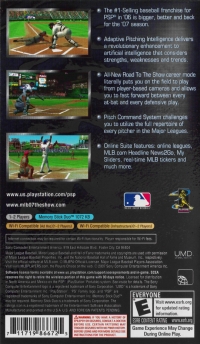 MLB 07: The Show Box Art