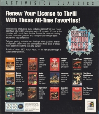 Activision's Atari 2600 Action Pack 3 For Windows 95 Box Art