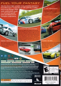 Forza Motorsport 2 Box Art