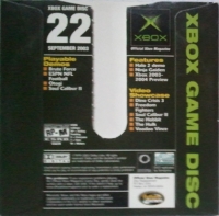 Official Xbox Magazine Disc 22 September 2003 Box Art