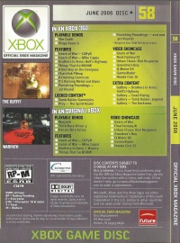 Official Xbox Magazine Disc 58: June 2006 Box Art