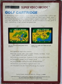 Golf (Super Video Arcade) Box Art
