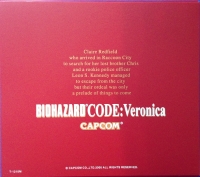 Biohazard Code: Veronica Box Art