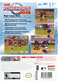 MLB Power Pros 2008 Box Art
