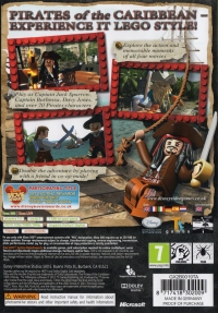 Lego Pirates of the Caribbean: The Video Game Box Art