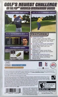 Tiger Woods PGA Tour (1483811) Box Art