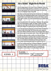 Alex Kidd: High-Tech World (Sega®) Box Art