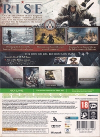 Assassin's Creed III - Join Or Die Edition Box Art